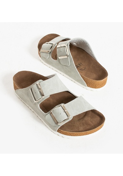 Favorispor Birkenstocs Unisex Ortopedik Tabanlı Terlik Çift Bantlı Tokalı Günlük Rahat Ev & Dışarı Terliği Taş Gri Favorispor Birkenstocs Unisex Ortopedik Tabanlı Terlik Çift Bantlı Tokalı Günlük Rahat Ev & Dışarı Terliği Taş Gri