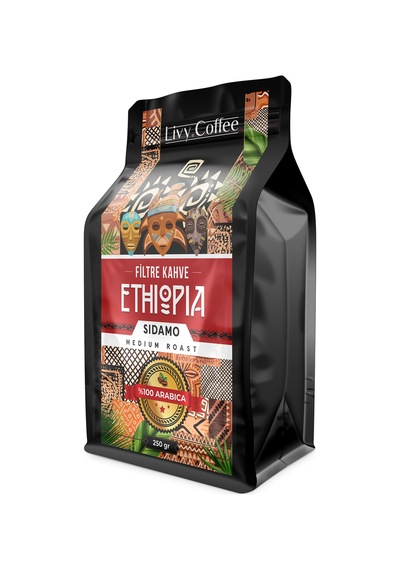 Livy Coffee Ethiopia Sidamo Yöresel Filtre Kahve 250 G