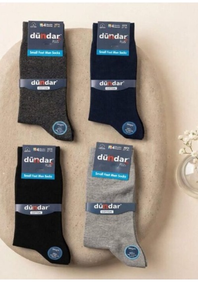 Dündar Çorap Dündar Erkek Pamuk 4 Mevsim Çorap 37-41 Small Feet - 4759 - Gri