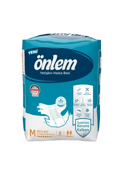 Önlem Belbantlı Yetişkin Hasta Bezi M 8'li