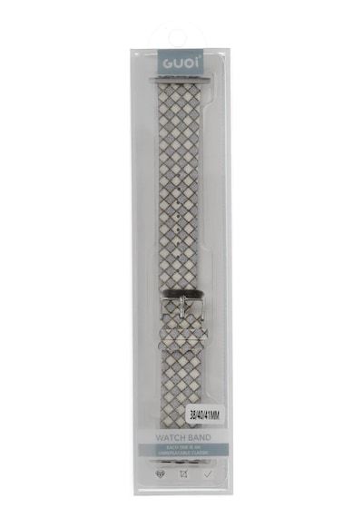 Newface Apple Watch 42mm Karo Motif Kordon - Lila Diğer