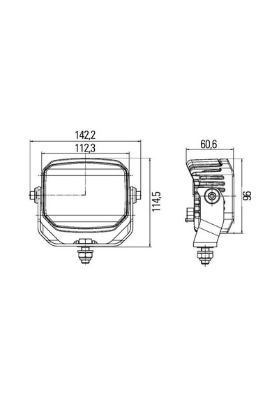 Hella Off-road Led Lamba 12v-24v Power Beam 1500 1ga996288-021