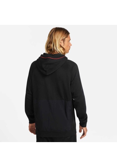 Nike Dc9024-010 Fleece Soccer Kapüşonlu Sweatshirt-7232 Siyah