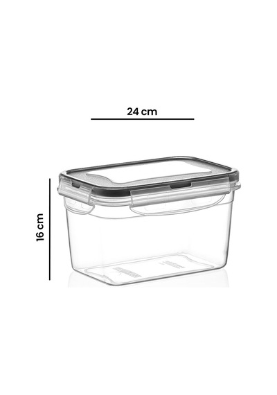 Fresh Box Dikdörtgen Derin Saklama Kabı - 4500 Ml Çok Renkli