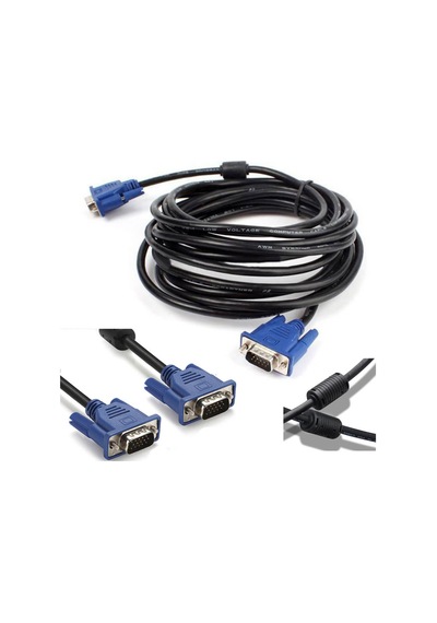 50M Metre Vga Projeksiyon Ekran Monitör Kablosu Pc Görüntü Aktarm