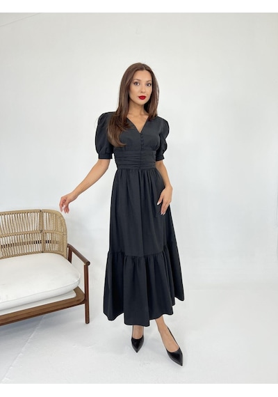 Etiler Collection 6411 Elbise-siyah S