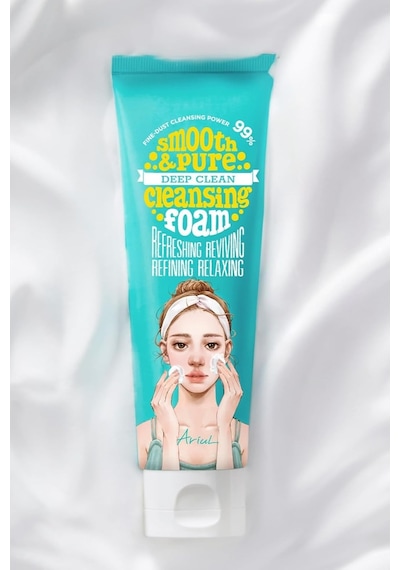 Smooth& Pure Deep Clean Cleansing Foam 80ml -bitki Özlü Arındırıcı Doğal Cilt Temizleme Köpüğü