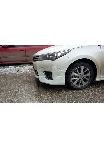 Toyota Corolla Uyumlu Ön Tampon Lip (sag-sol) ---fibersan Tuning