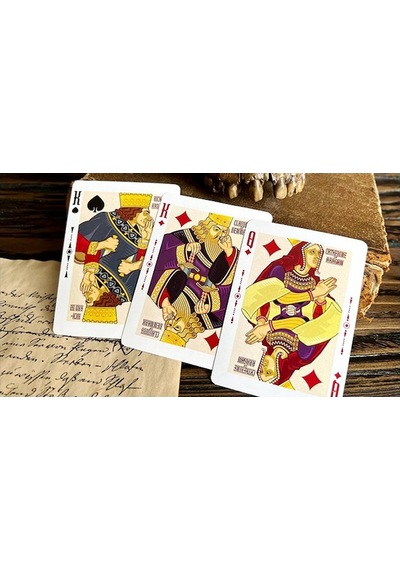 Npcc Shakespeare Burgundy Premium Oyun Kağıdı Limited Edition Koleksiyonluk İskambil Kartları