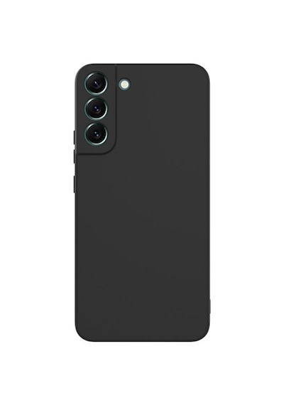 Smcase Samsung Galaxy Uyumlu S22 5g Kılıf Kamera Korumalı Biye Silikon Siyah