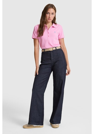 U.S. Polo Assn. U.s. Polo Assn. Kadın Pembe Tişört Basic 50321818-vr041