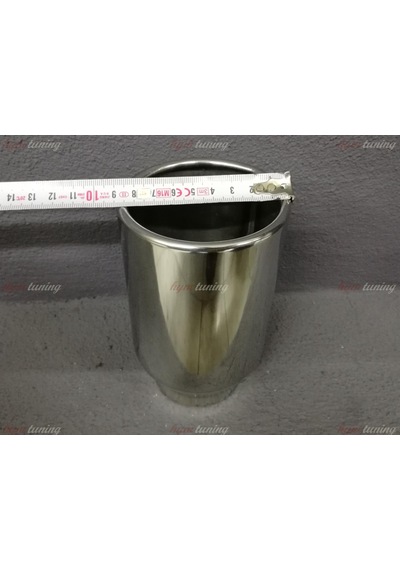 Tek Çıkışlı 90mm Egzoz Ucu Yuvarlak Düz