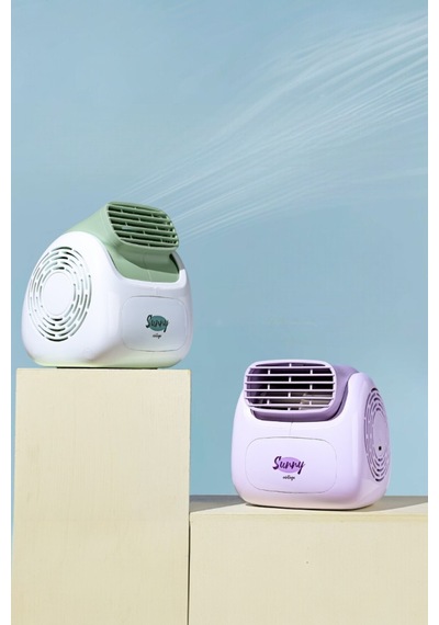 Fressi Jaf28 Taşınabilir Masaüstü Mor Usb Fan