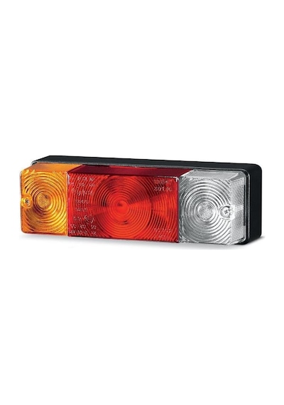 SIM STOP LAMBASI (SARI-KIRMIZI-BEYAZ) (204 X 65 MM) FORKLİFT