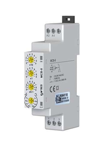 Entes Mcb-8 Zaman Rölesi Mini 0,1sn-30h, M4117