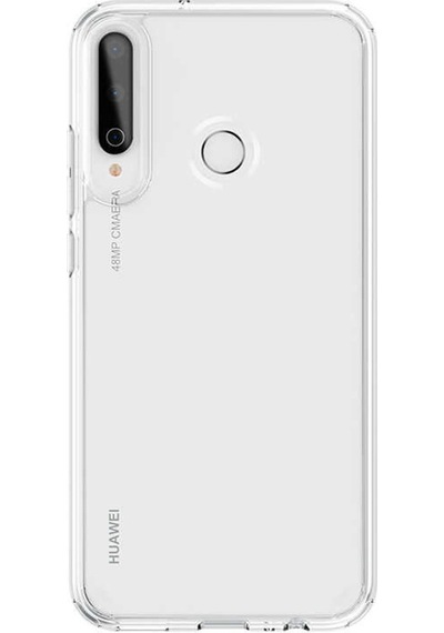 Huawei P40 Lite E Kılıf Zore Coss Şeffaf Sert Silikon Kılıf Renksiz