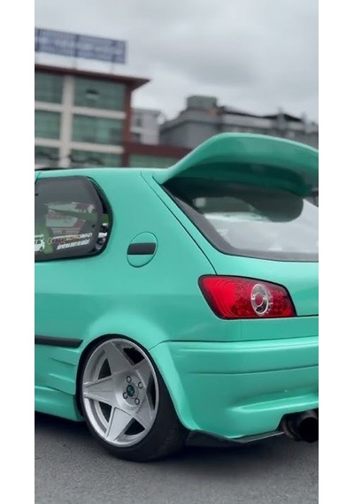 Peugeot 306 1996-2001 Spoon Spoiler-fiber-astarlı-boyasız
