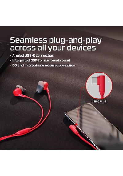 Cloud Earbuds Iıı S Kablolu Oyuncu Kulaklığı Kırmızı