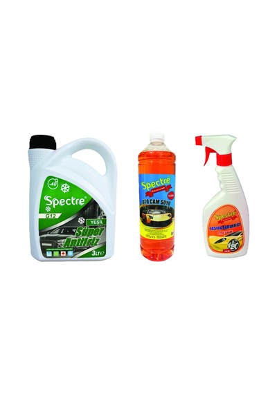Spectre -40 Antifriz Cam Suyu Lastik Parlatıcı Paketi