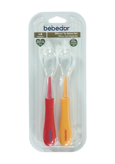 Bebedor 2li Silikon Uçlu Mama Kaşığı  8554