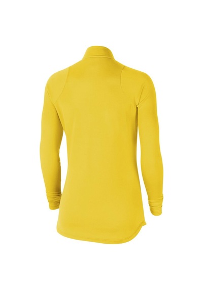 Nike Academy Dri Fit Half Zip Kadın Sarı Dik Yaka Sweatshirt Sarı