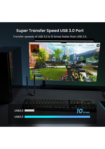 U18a Wi-fi 6 Adaptör Usb 3.0, Ax1800 Çift Bantlı Wireless Adaptör, 1201mbps 5ghz, 574mbps 2.4ghz, Tak Ve Çalıştır, Mu-mımo Teknolojisi, Wpa3, Windows 10 Desteği, Siyah U18a Wi-fi 6 Adaptör Usb 3.0, Ax1800 Çift Bantlı Wireless Adaptör, 1201mbps 5ghz, 574mbps 2.4ghz, Tak Ve Çalıştır, Mu-mımo Teknolojisi, Wpa3, Windows 10 Desteği, Siyah