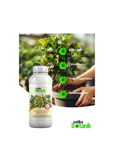 500 Ml Sararan Yaprak Engelleyici - Süs Bitkileri İçin - Topraktan 1