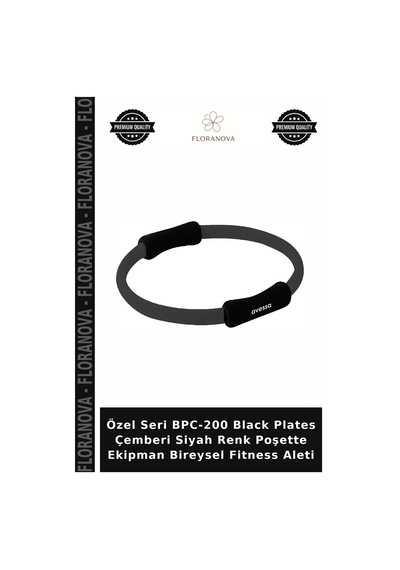 Özel Seri Bpc-200 Black Plates Çemberi Siyah Renk Poşette Ekipman Bireysel Fitness Aleti