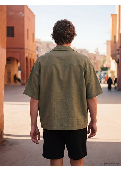 Lcw Vision Haki Loose Fit Erkek Gömlek