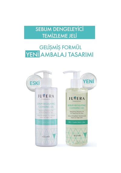 Juvera Sebum Regulating Cleansing Jel 400 Ml