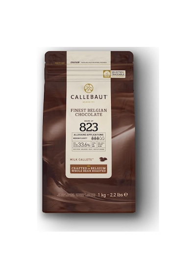 Callebaut Lezzeti: 823 Sütlü & W2 Beyaz Çikolata Drop 2'li Paket 2x1 Kg