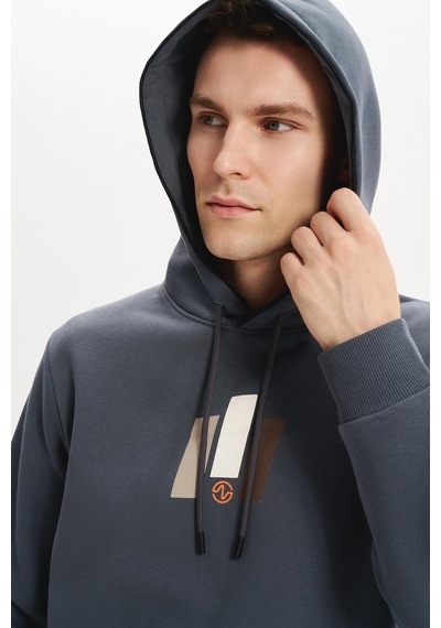 AR-MA Arma Erkek Kapüşonlu Sweatshirt Kanguru Cepli, 3 İplik Şardonlu, Regular Fit, %70 Pamuk %30 Polyester K30254628502 Gri AR-MA Arma Erkek Kapüşonlu Sweatshirt Kanguru Cepli, 3 İplik Şardonlu, Regular Fit, %70 Pamuk %30 Polyester K30254628502 Gri