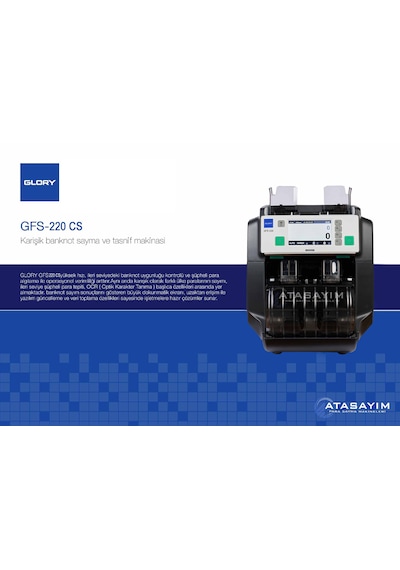 Glory Gfs 220 Cs Para Sayma Makinesi