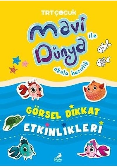 TRT Çocuk - Görsel Dikkat Etkinlikleri - Mavi Dünya ile Okula Hazırlık- Erdem Çocuk