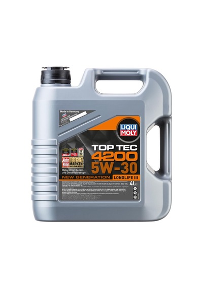 Liqui Moly 5W-30 Top Tec 4200 Tam Sentetik Motor Yağı