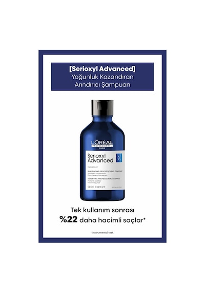 L'Oréal Professionnel Serie Expert Serioxyl Advanced Şampuan 300 ML + Aminexil Advanced Serum 90 ML