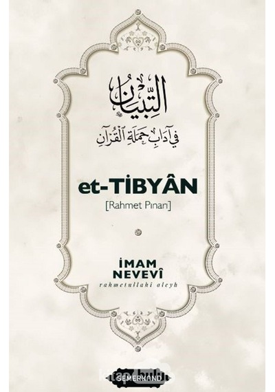Et  - Tibyan Rahmet Pınarı  - İmam Nevevi  - Semerkand Yayınları
