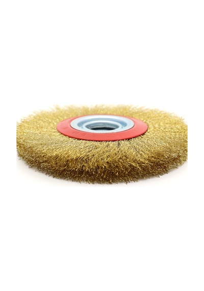 Saçaklı Daire Tel Fırça 125mm