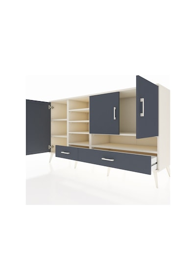 Hyperion Konsol 8 Raflı 2 Çekmeceli 3 Kapaklı 176x44x99 Aytaşı-an Aytaşı-antrasit Hyperion Konsol 8 Raflı 2 Çekmeceli 3 Kapaklı 176x44x99 Aytaşı-an Aytaşı-antrasit