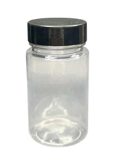 150ml Şeffaf Tablet Şişesi Siyah Kapak, 24 Adet, Tablet Şişesi, Ecza Şişesi, Kozmetik Şişe Diğer