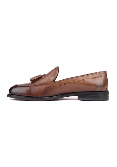 Shoetyle - Kahverengi Deri Erkek Klasik Ayakkabı 250-2350-802-kahverengi