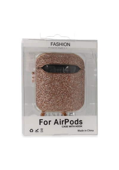 Newface Apple Airpods 2 2.nesil Spell Simli Kılıf - Rose Gold