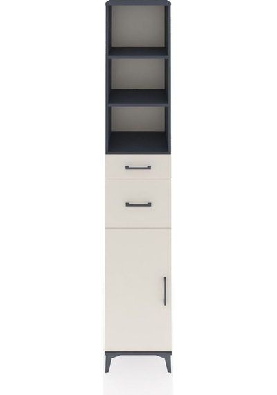 Hyperion Dolap 4 Raflı 2 Çekmeceli Tek Kapaklı 44x44x243 Antrasit-aytaşı Antrasit Hyperion Dolap 4 Raflı 2 Çekmeceli Tek Kapaklı 44x44x243 Antrasit-aytaşı Antrasit