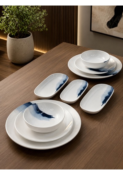 9 Parça Blue Wave Gourmet Yemek Takımı Çok Renkli