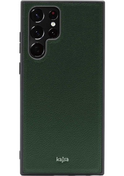 Kajsa Galaxy S22 Ultra Kılıf Kajsa Luxe Collection Hakiki Deri Kapak ZORE-220083