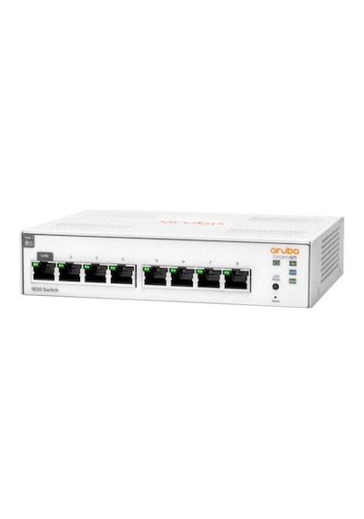 HP Aruba Instant On JL810A 1830-8G 8 Port  GigaBit Switch