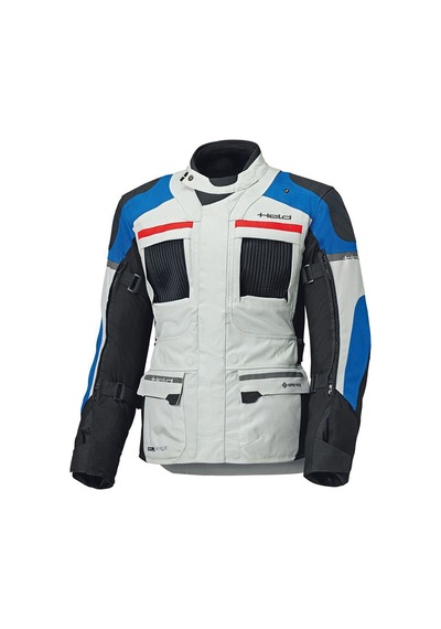 Held Carese 3 Adventure Korumalı Motosiklet Montu Gri Mavi
