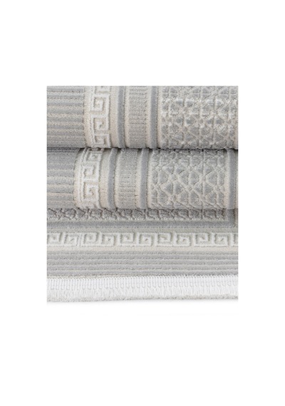 Elvey Home 7109 A.gri Modern Desen Doğal Taban Koridor Mutfak Çocuk Oturma Odası Salon Halı Yolluk 7109gri