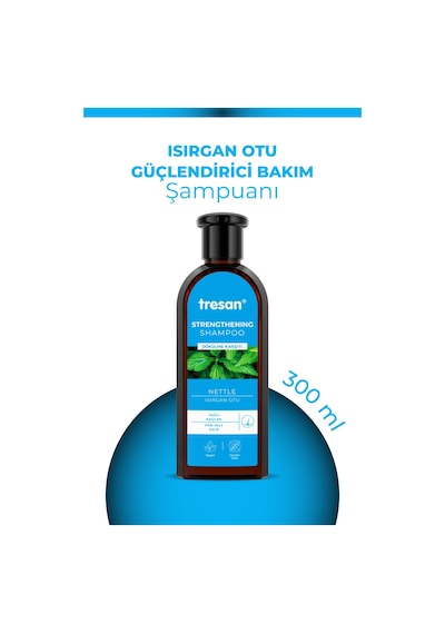 Isırgan Otu Dökülme Karşıtı Ve Güçlendirici Bakım Şampuanı Yağlı Saçlar Için 300 Ml X 2 Adet