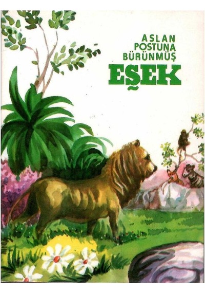 Aslan Postuna Bürünmüş Eşek Mini Kitap